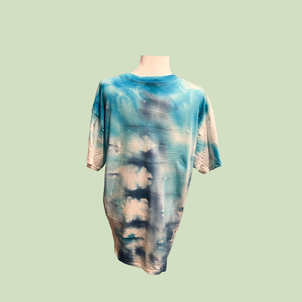 Blue & White Multicolored