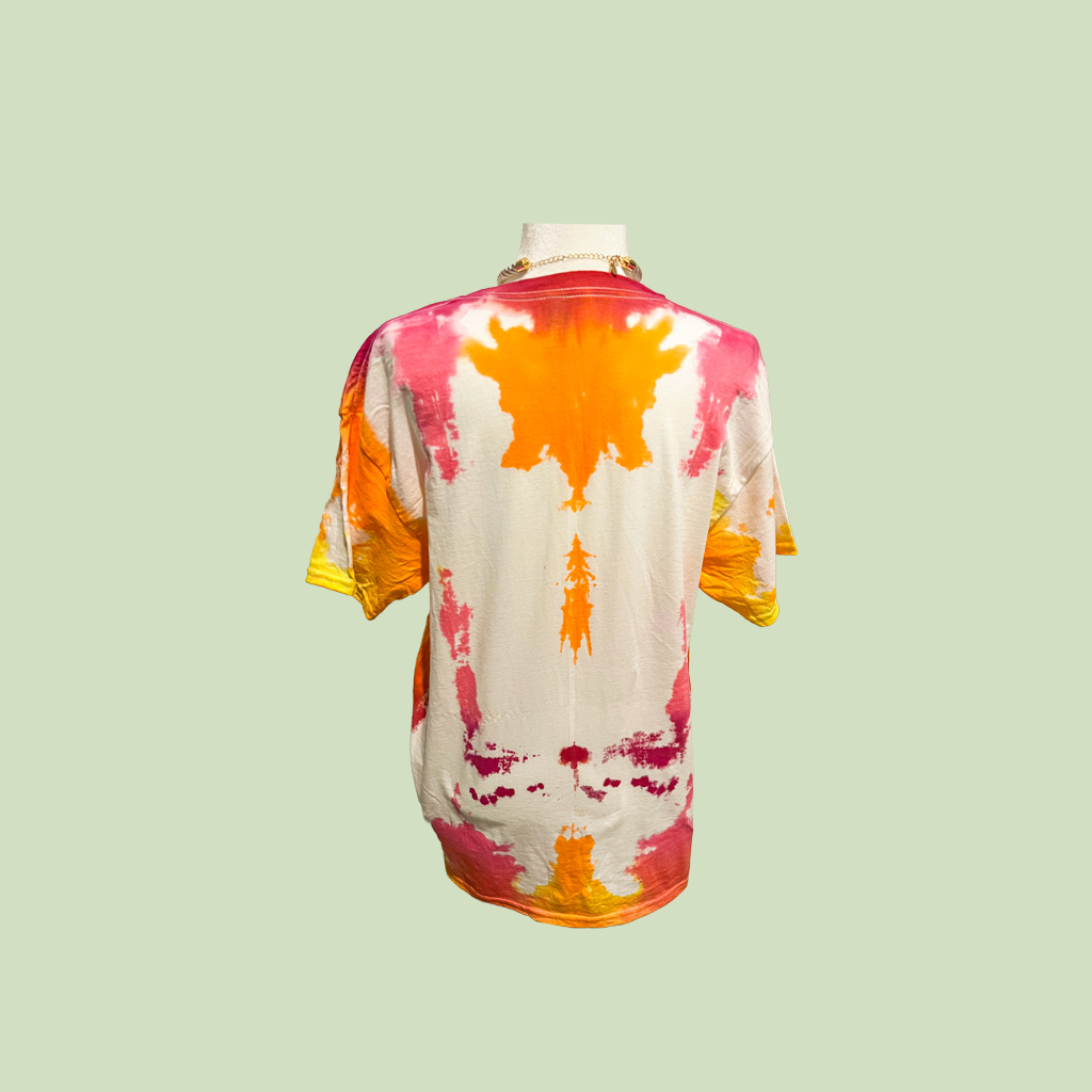 White & Orange