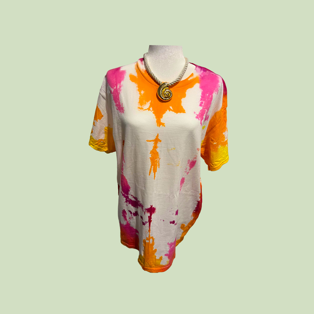 White & Orange